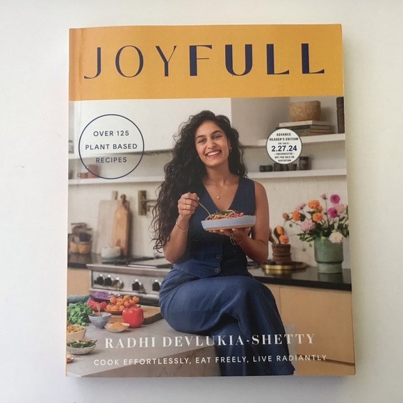 Joyfull by Radhi Devlukia-Shetty Advanced Readers Edition Paperback Vegan Recipe - Picture 1 of 8